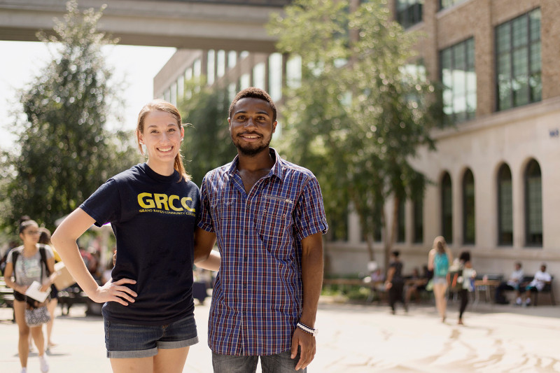 GRCC Students on Bostwick Commons